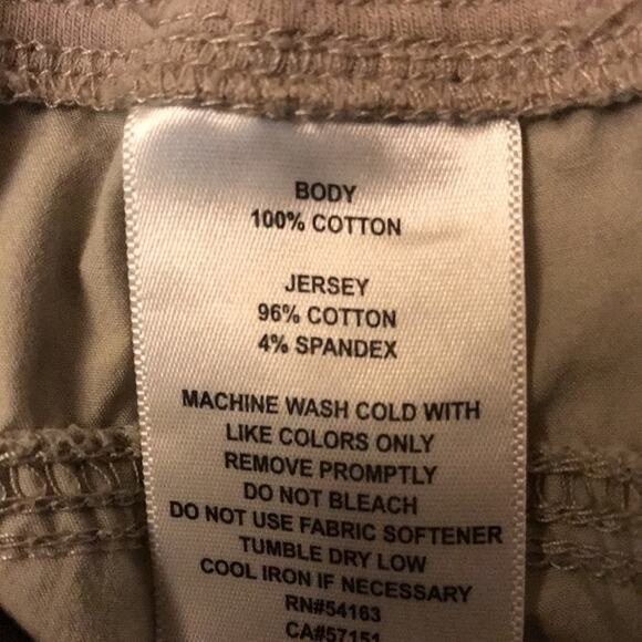 Calvin Klein Tan Cotton Performance  Pant. L - Picture 3 of 5